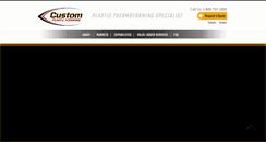 Desktop Screenshot of customplasticforming.com