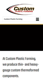 Mobile Screenshot of customplasticforming.com